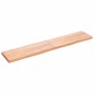 vidaXL Tischplatte Hellbraun 200x40x6cm Eichenholz Behandelt Baumkante vidaXL Tischplatte Hellbraun 200x40x6cm Eichenholz Behandelt Baumkante
