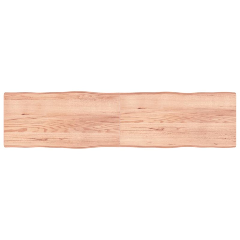 vidaXL Tischplatte 200x50x(2-6) cm Massivholz Behandelt Baumkante vidaXL Tischplatte 200x50x(2-6) cm Massivholz Behandelt Baumkante