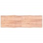 vidaXL Tischplatte Hellbraun 200x60x6cm Eichenholz Behandelt Baumkante vidaXL Tischplatte Hellbraun 200x60x6cm Eichenholz Behandelt Baumkante