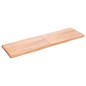 vidaXL Tischplatte Hellbraun 200x60x6cm Eichenholz Behandelt Baumkante vidaXL Tischplatte Hellbraun 200x60x6cm Eichenholz Behandelt Baumkante