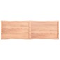 vidaXL Tischplatte Hellbraun 200x60x6cm Eichenholz Behandelt Baumkante vidaXL Tischplatte Hellbraun 200x60x6cm Eichenholz Behandelt Baumkante
