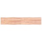 vidaXL Tischplatte Hellbraun 220x40x4cm Eichenholz Behandelt Baumkante vidaXL Tischplatte Hellbraun 220x40x4cm Eichenholz Behandelt Baumkante