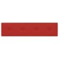 Wandpaneele 12 Stk. Weinrot 60x15 cm Kunstleder 1,08 m² Wandpaneele 12 Stk. Weinrot 60x15 cm Kunstleder 1,08 m²