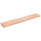 vidaXL Tischplatte Hellbraun 220x40x6cm Eichenholz Behandelt Baumkante vidaXL Tischplatte Hellbraun 220x40x6cm Eichenholz Behandelt Baumkante