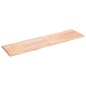 vidaXL Tischplatte Hellbraun 220x60x4cm Eichenholz Behandelt Baumkante vidaXL Tischplatte Hellbraun 220x60x4cm Eichenholz Behandelt Baumkante