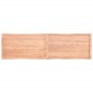 vidaXL Tischplatte Hellbraun 220x60x4cm Eichenholz Behandelt Baumkante vidaXL Tischplatte Hellbraun 220x60x4cm Eichenholz Behandelt Baumkante