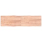 vidaXL Tischplatte Hellbraun 220x60x6cm Eichenholz Behandelt Baumkante vidaXL Tischplatte Hellbraun 220x60x6cm Eichenholz Behandelt Baumkante
