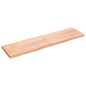 vidaXL Tischplatte Hellbraun 220x60x6cm Eichenholz Behandelt Baumkante vidaXL Tischplatte Hellbraun 220x60x6cm Eichenholz Behandelt Baumkante