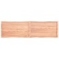 vidaXL Tischplatte Hellbraun 220x60x6cm Eichenholz Behandelt Baumkante vidaXL Tischplatte Hellbraun 220x60x6cm Eichenholz Behandelt Baumkante