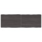 vidaXL Tischplatte Dunkelgrau 120x40x6 cm Eichenholz mit Baumkante vidaXL Tischplatte Dunkelgrau 120x40x6 cm Eichenholz mit Baumkante
