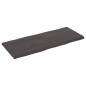 vidaXL Tischplatte Dunkelgrau 120x50x4 cm Eichenholz mit Baumkante vidaXL Tischplatte Dunkelgrau 120x50x4 cm Eichenholz mit Baumkante
