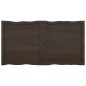 vidaXL Tischplatte Dunkelgrau 120x60x4 cm Eichenholz mit Baumkante vidaXL Tischplatte Dunkelgrau 120x60x4 cm Eichenholz mit Baumkante