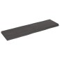 vidaXL Tischplatte Dunkelgrau 140x40x6 cm Eichenholz mit Baumkante vidaXL Tischplatte Dunkelgrau 140x40x6 cm Eichenholz mit Baumkante