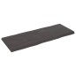 vidaXL Tischplatte Dunkelgrau 140x50x4 cm Eichenholz mit Baumkante vidaXL Tischplatte Dunkelgrau 140x50x4 cm Eichenholz mit Baumkante