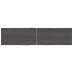 vidaXL Tischplatte 160x40x(2-4) cm Massivholz Behandelt Baumkante