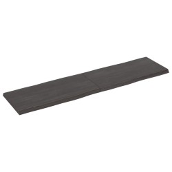 vidaXL Tischplatte 160x40x(2-4) cm Massivholz Behandelt Baumkante