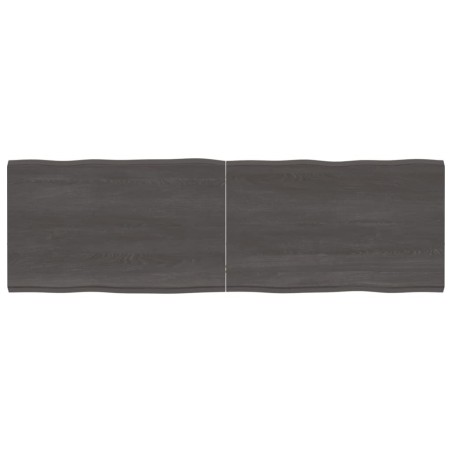 vidaXL Tischplatte 160x50x(2-4) cm Massivholz Behandelt Baumkante