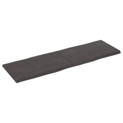 vidaXL Tischplatte 160x50x(2-4) cm Massivholz Behandelt Baumkante