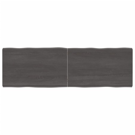 vidaXL Tischplatte 160x50x(2-6) cm Massivholz Behandelt Baumkante
