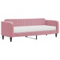 vidaXL Tagesbett mit Matratze Rosa 80x200 cm Samt vidaXL Tagesbett mit Matratze Rosa 80x200 cm Samt