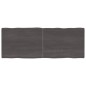 vidaXL Tischplatte Dunkelgrau 160x60x4 cm Eichenholz mit Baumkante vidaXL Tischplatte Dunkelgrau 160x60x4 cm Eichenholz mit Baumkante