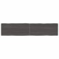 vidaXL Tischplatte Dunkelgrau 180x40x4 cm Eichenholz mit Baumkante vidaXL Tischplatte Dunkelgrau 180x40x4 cm Eichenholz mit Baumkante