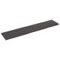 vidaXL Tischplatte Dunkelgrau 180x40x4 cm Eichenholz mit Baumkante vidaXL Tischplatte Dunkelgrau 180x40x4 cm Eichenholz mit Baumkante