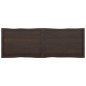 vidaXL Tischplatte Dunkelgrau 180x60x4 cm Eichenholz mit Baumkante vidaXL Tischplatte Dunkelgrau 180x60x4 cm Eichenholz mit Baumkante