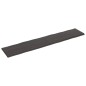 vidaXL Tischplatte Dunkelgrau 200x40x4 cm Eichenholz mit Baumkante vidaXL Tischplatte Dunkelgrau 200x40x4 cm Eichenholz mit Baumkante