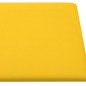 Wandpaneele 12 Stk. Gelb 90x15 cm Samt 1,62 m² Wandpaneele 12 Stk. Gelb 90x15 cm Samt 1,62 m²