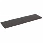 vidaXL Tischplatte Dunkelgrau 200x60x6 cm Eichenholz mit Baumkante vidaXL Tischplatte Dunkelgrau 200x60x6 cm Eichenholz mit Baumkante