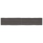vidaXL Tischplatte Dunkelgrau 220x40x4 cm Eichenholz mit Baumkante vidaXL Tischplatte Dunkelgrau 220x40x4 cm Eichenholz mit Baumkante