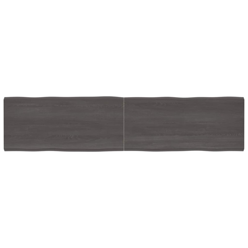 vidaXL Tischplatte 220x50x(2-4) cm Massivholz Behandelt Baumkante vidaXL Tischplatte 220x50x(2-4) cm Massivholz Behandelt Baumkante