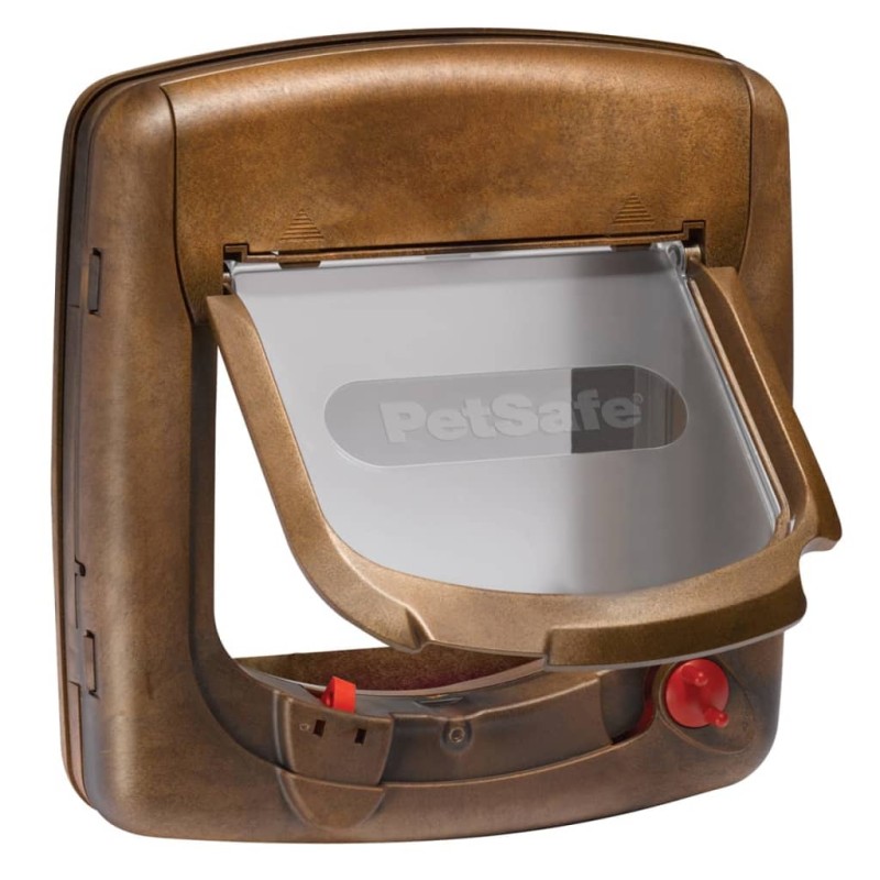 PetSafe Katzenklappe 4-Wege Magnetisch Deluxe 420 Braun PetSafe Katzenklappe 4-Wege Magnetisch Deluxe 420 Braun