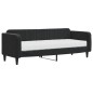 vidaXL Tagesbett mit Matratze Schwarz 80x200 cm Samt vidaXL Tagesbett mit Matratze Schwarz 80x200 cm Samt