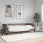 vidaXL Tagesbett mit Matratze Taupe 80x200 cm Stoff vidaXL Tagesbett mit Matratze Taupe 80x200 cm Stoff