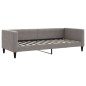 vidaXL Tagesbett mit Matratze Taupe 80x200 cm Stoff vidaXL Tagesbett mit Matratze Taupe 80x200 cm Stoff