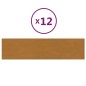 Wandpaneele 12 Stk. Braun 60x15 cm Samt 1,08 m² Wandpaneele 12 Stk. Braun 60x15 cm Samt 1,08 m²