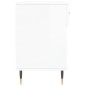 vidaXL Schuhbank Hochglanz-Weiß 102x35x55 cm Holzwerkstoff vidaXL Schuhbank Hochglanz-Weiß 102x35x55 cm Holzwerkstoff