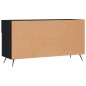 vidaXL Schuhbank Schwarz 102x35x55 cm Holzwerkstoff vidaXL Schuhbank Schwarz 102x35x55 cm Holzwerkstoff