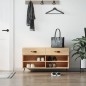 vidaXL Schuhbank Sonoma-Eiche 102x35x55 cm Holzwerkstoff vidaXL Schuhbank Sonoma-Eiche 102x35x55 cm Holzwerkstoff