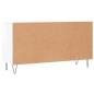 vidaXL Schuhbank Hochglanz-Weiß 102x35x55 cm Holzwerkstoff vidaXL Schuhbank Hochglanz-Weiß 102x35x55 cm Holzwerkstoff