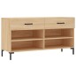 vidaXL Schuhbank Sonoma-Eiche 102x35x55 cm Holzwerkstoff vidaXL Schuhbank Sonoma-Eiche 102x35x55 cm Holzwerkstoff