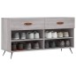 vidaXL Schuhbank Grau Sonoma 102x35x55 cm Holzwerkstoff vidaXL Schuhbank Grau Sonoma 102x35x55 cm Holzwerkstoff