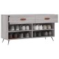 vidaXL Schuhbank Grau Sonoma 102x35x55 cm Holzwerkstoff vidaXL Schuhbank Grau Sonoma 102x35x55 cm Holzwerkstoff