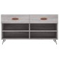 vidaXL Schuhbank Grau Sonoma 102x35x55 cm Holzwerkstoff vidaXL Schuhbank Grau Sonoma 102x35x55 cm Holzwerkstoff