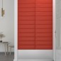 Wandpaneele 12 Stk. Rot 60x15 cm Kunstleder 1,08 m² Wandpaneele 12 Stk. Rot 60x15 cm Kunstleder 1,08 m²