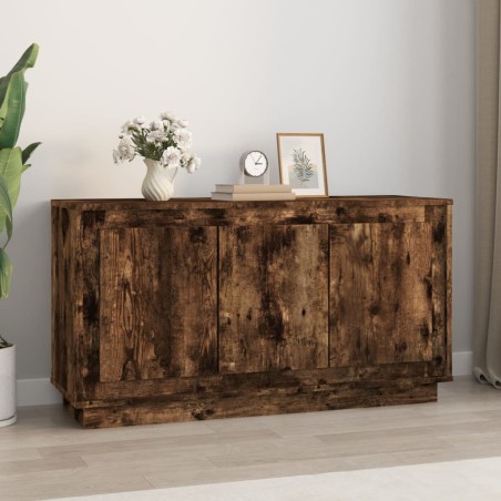 vidaXL Sideboard Räuchereiche 102x35x55 cm Holzwerkstoff
