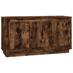 vidaXL Sideboard Räuchereiche 102x35x55 cm Holzwerkstoff