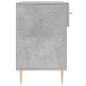 vidaXL Schuhbank Betongrau 102x35x55 cm Holzwerkstoff vidaXL Schuhbank Betongrau 102x35x55 cm Holzwerkstoff